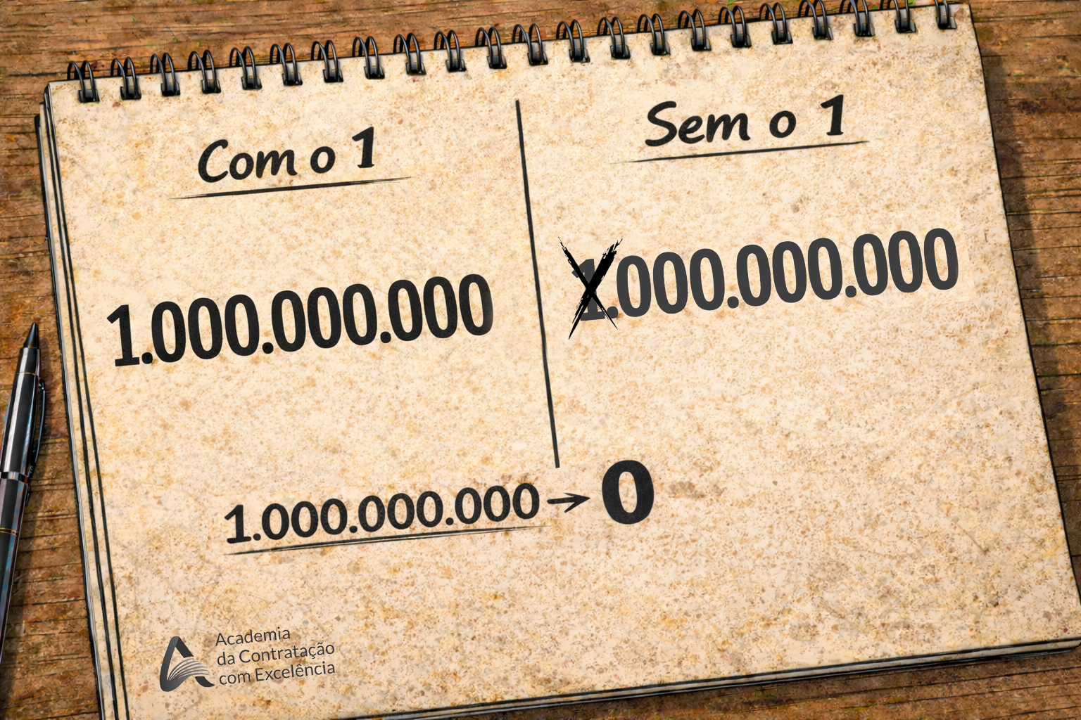 Com o 1 vs Sem o 1 — a diferença que tudo faz